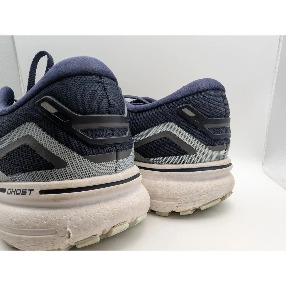 Brooks Womens Ghost‎ 15 Running Shoes 10B Navy Athletic Walking
